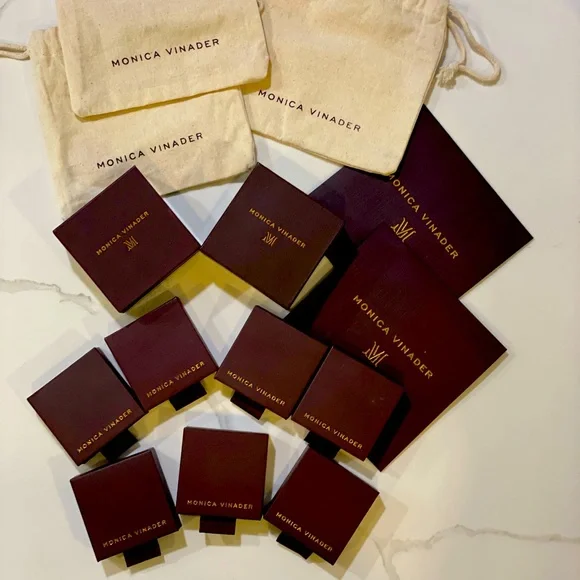 Bundle of Monica Vinader boxes & pouches - Picture 5 of 5
